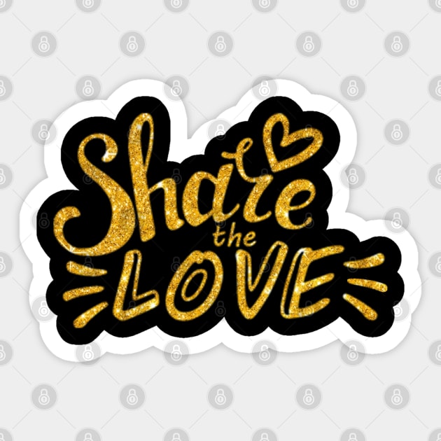 share the love Sticker by VINSdurn